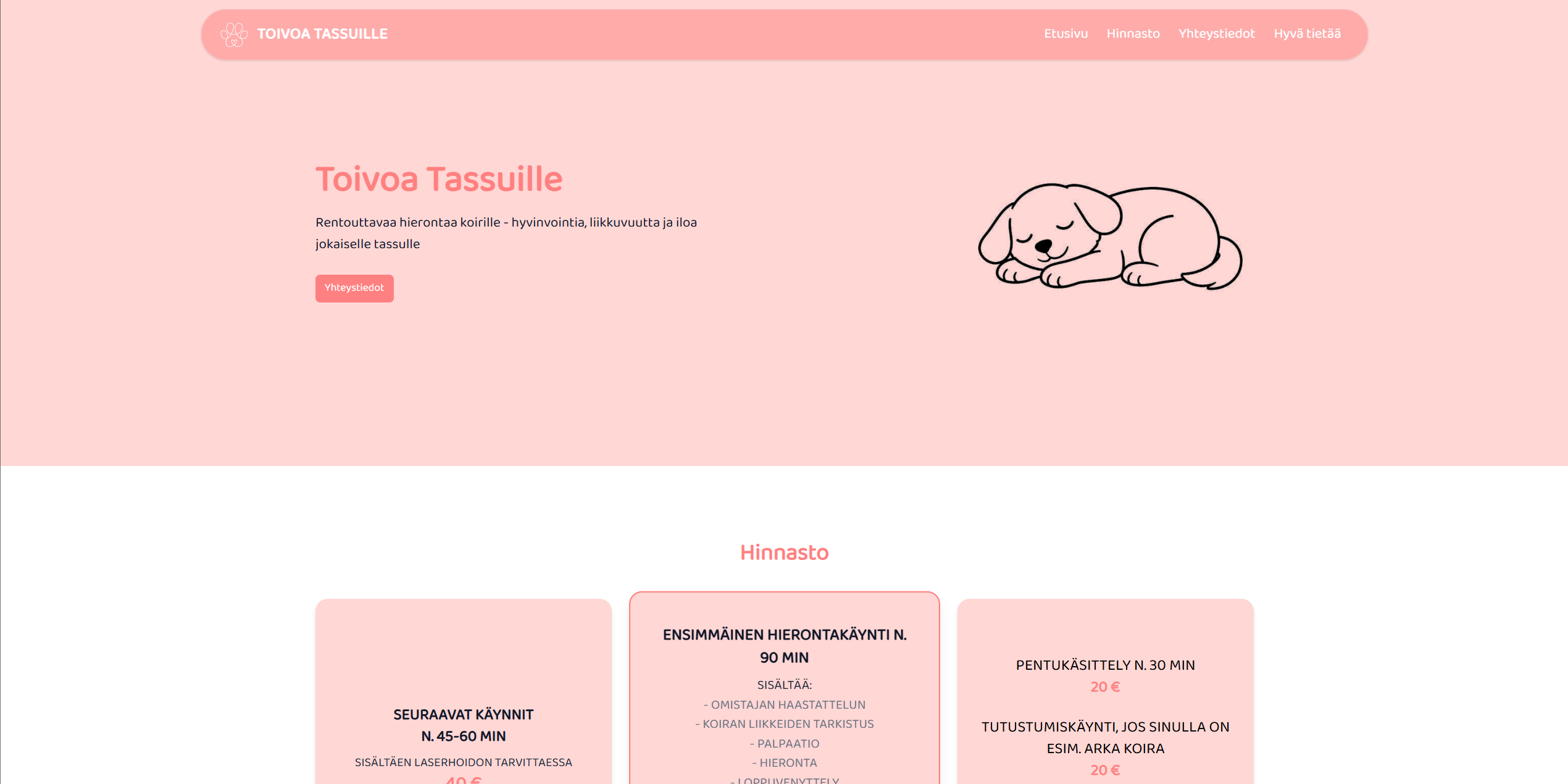 Toivoa Tassuille